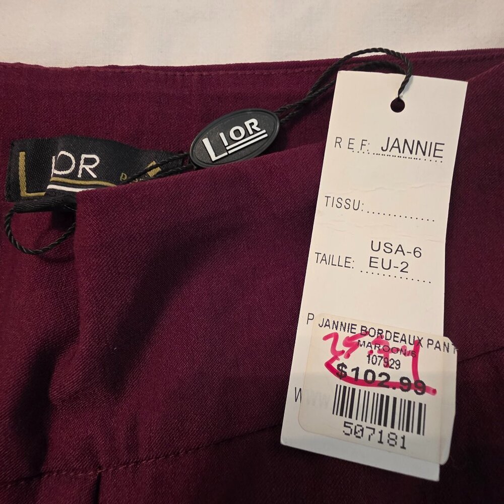 Lior Paris Women's Jannie Dress Pants, Size 6 (NWT) - Picture 5 of 7